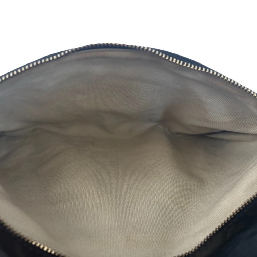 Tory Burch Handbag Purse Black Leather ShoulderBag Clutch - Picture 11 of 11